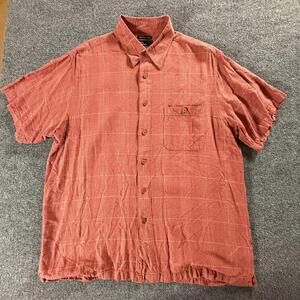 Marc Edwards Men's Washable Linen Casual Shirt‎ XL #751